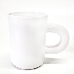 Чашка для сублимации белая Premium с толстой ручкой