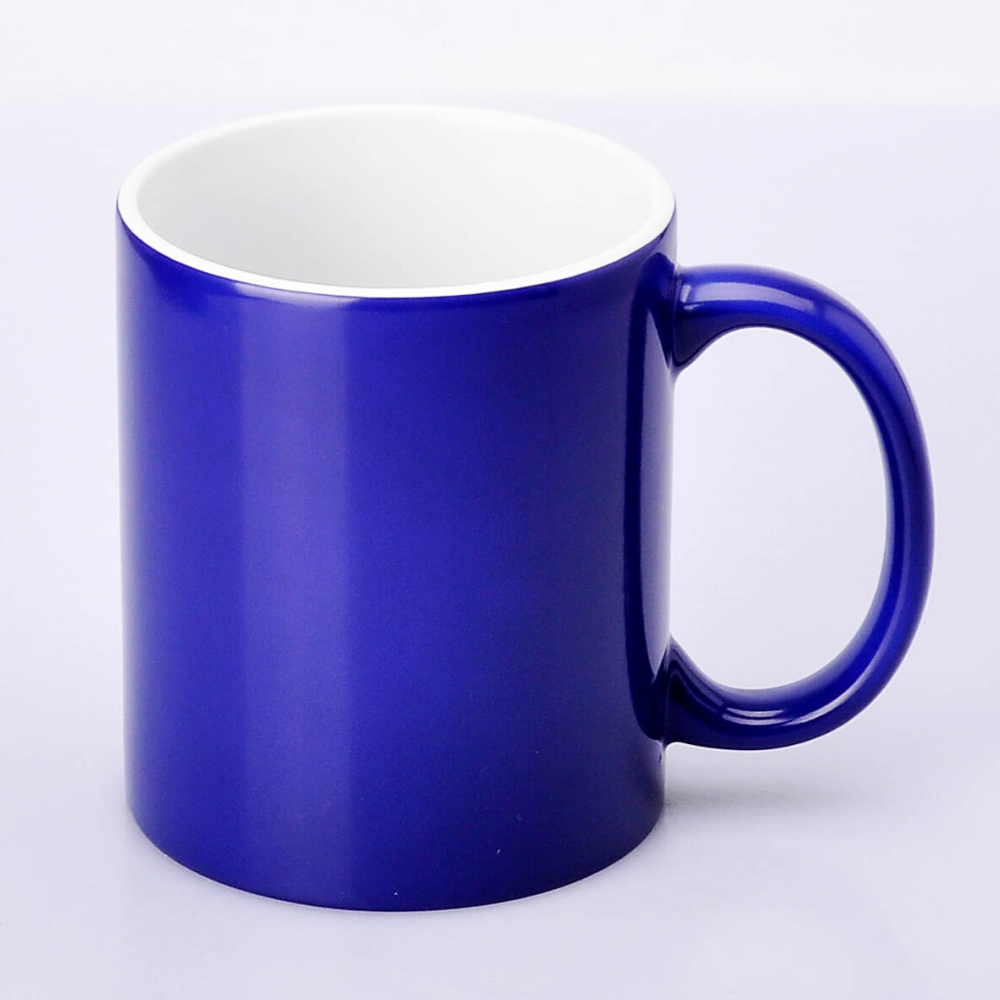 Чашка хамелеон для сублімації синя
