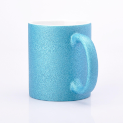 Чашка Глиттер синий для сублимации 