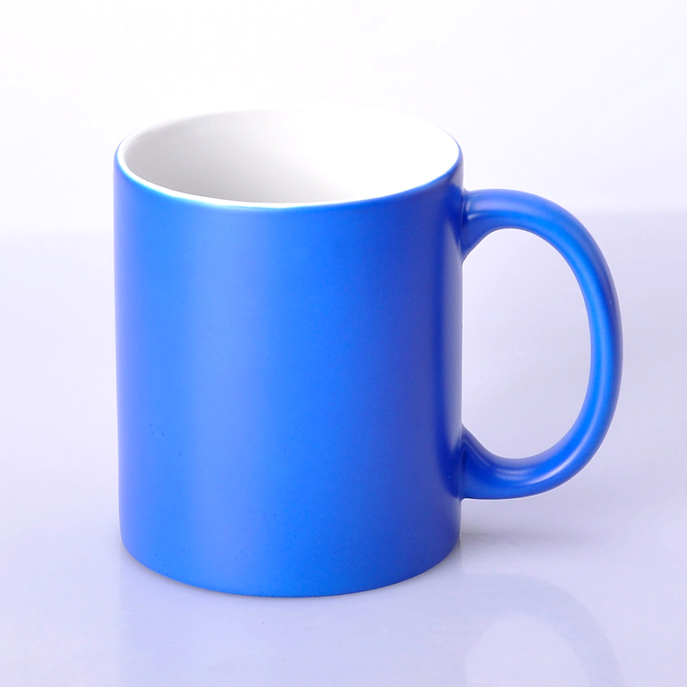 Чашка для сублімації неонова блакитна