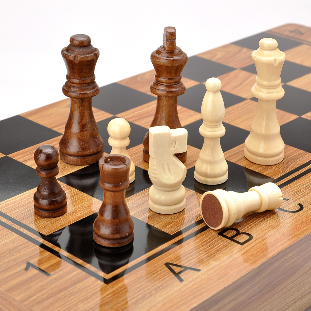 Нарди, шахи, шашки 50х50 см V2307-6
