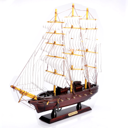 Деревянный корабль Парусник 50 см №09-1