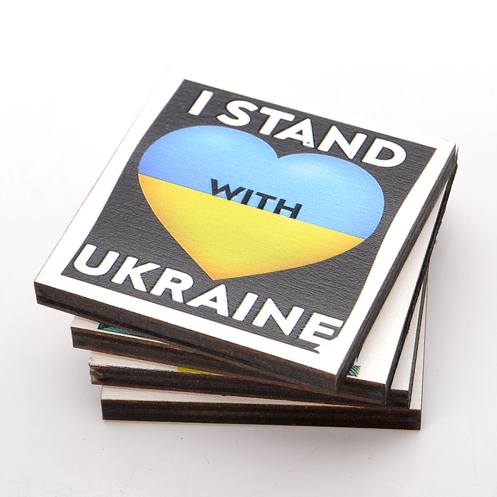 Магнит деревянный Украина №30